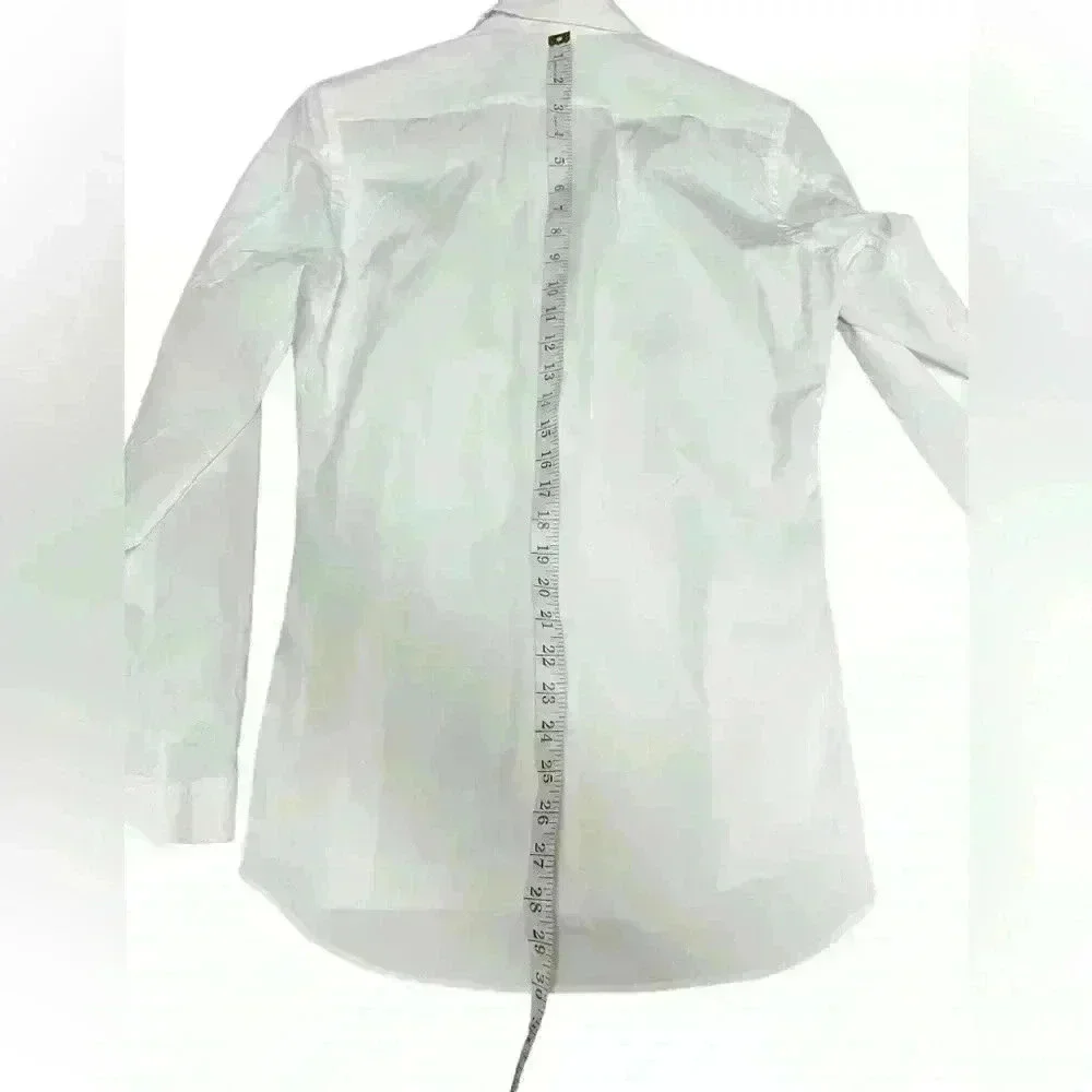 Prada 100% Cotton Classic  White Shirt - Picture 6 of 8